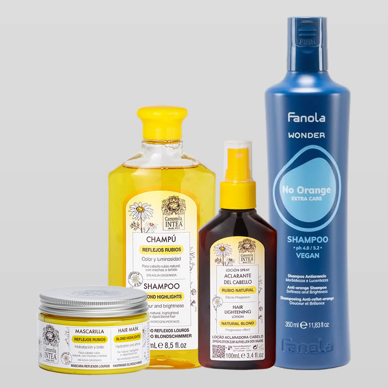 Natural Blonde Kit + Fanola Shampoo